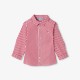 Baby boy striped poplin shirt