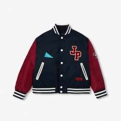 Child bi-material bomber jacket 