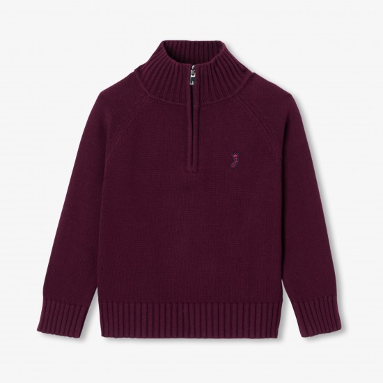 Boy trucker collar sweater