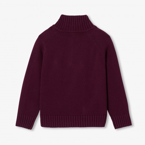 Boy trucker collar sweater