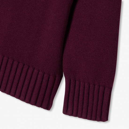 Boy trucker collar sweater