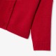 Baby girl cotton and wool cardigan
