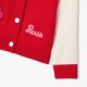 Baby girl knit Varsity jacket