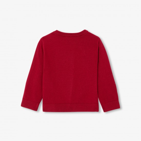 Baby boy cotton and wool jumper