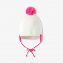 Baby girl cotton beanie