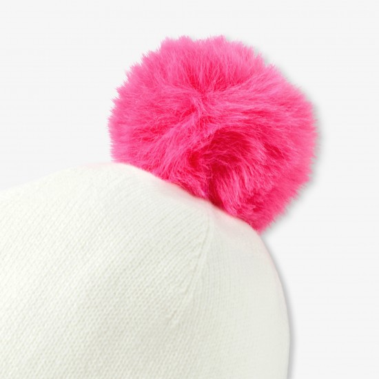Baby girl cotton beanie