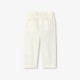 Baby girl cotton twill pants