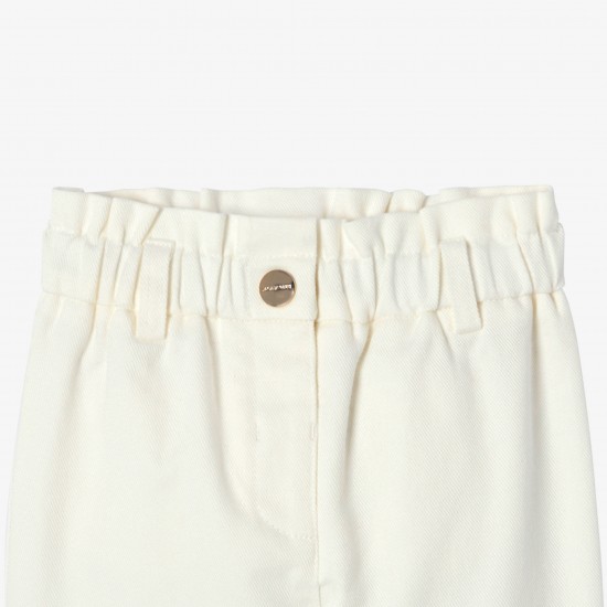 Baby girl cotton twill pants
