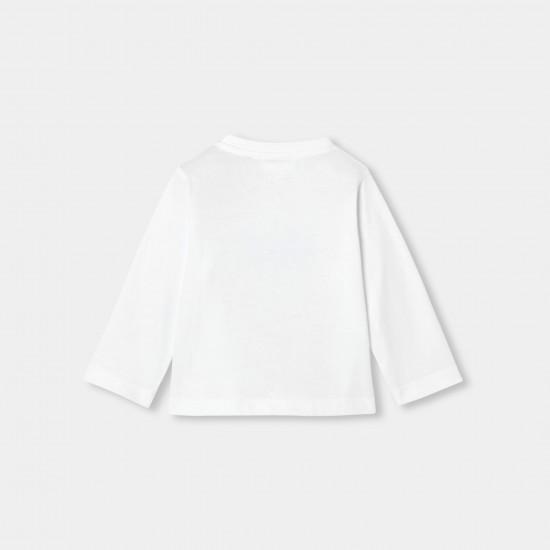 Baby boy cotton long-sleeved T-shirt