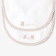 Set of 2 terry cloth bibs