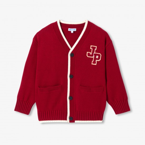 Child cotton and wool cardigan