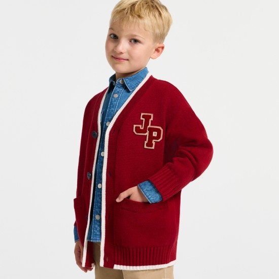 Child cotton and wool cardigan
