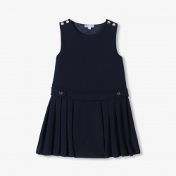 Girl Milano knit pinafore dress