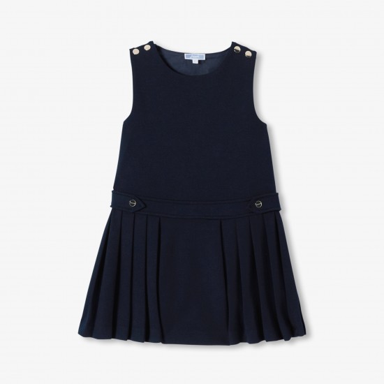 Girl Milano knit pinafore dress