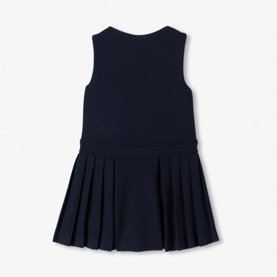 Girl Milano knit pinafore dress