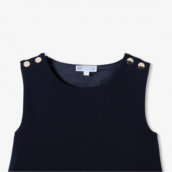 Girl Milano knit pinafore dress