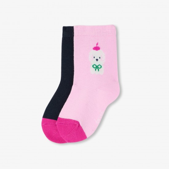 Baby girl sock duo