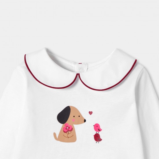 Baby girl long-sleeved T-shirt