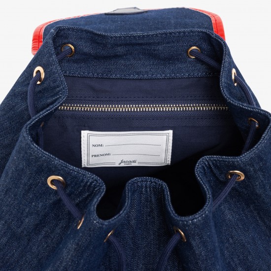 Girl denim backpack