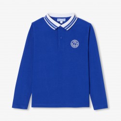 Boy cotton piqué polo shirt