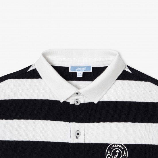Child cotton piqué rugby polo shirt