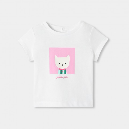 Baby girl short-sleeved jersey T-shirt