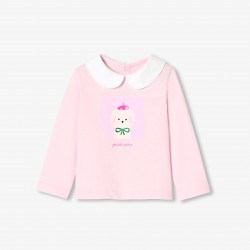 Baby girl long-sleeved tee