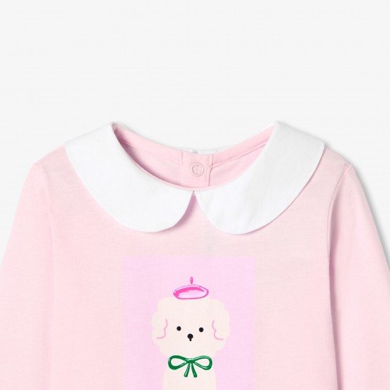 Baby girl long-sleeved tee