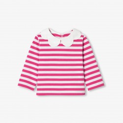 Baby girl striped cotton top