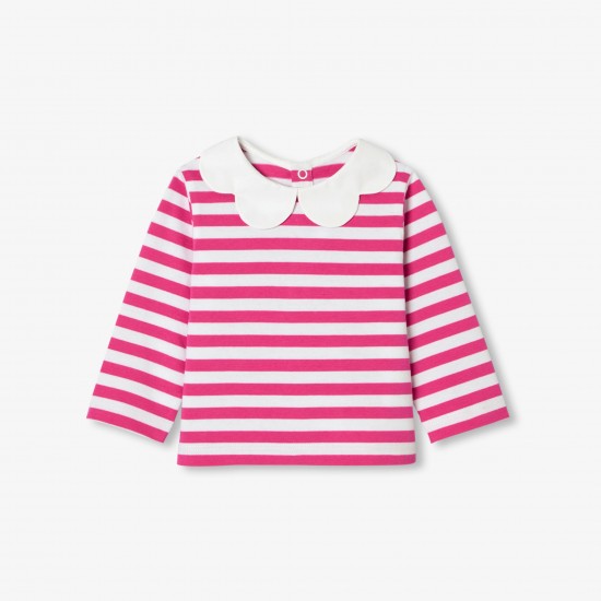 Baby girl striped cotton top