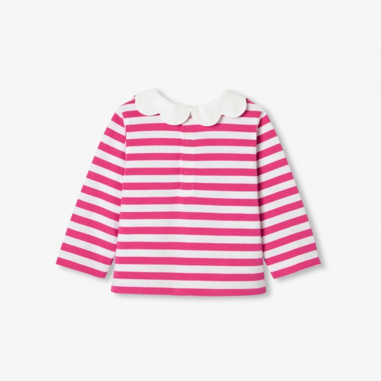 Baby girl striped cotton top