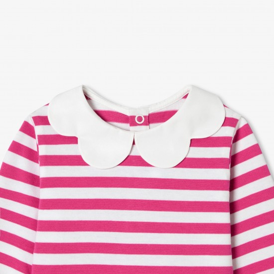 Baby girl striped cotton top