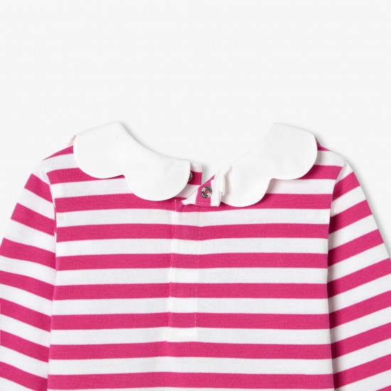 Baby girl striped cotton top