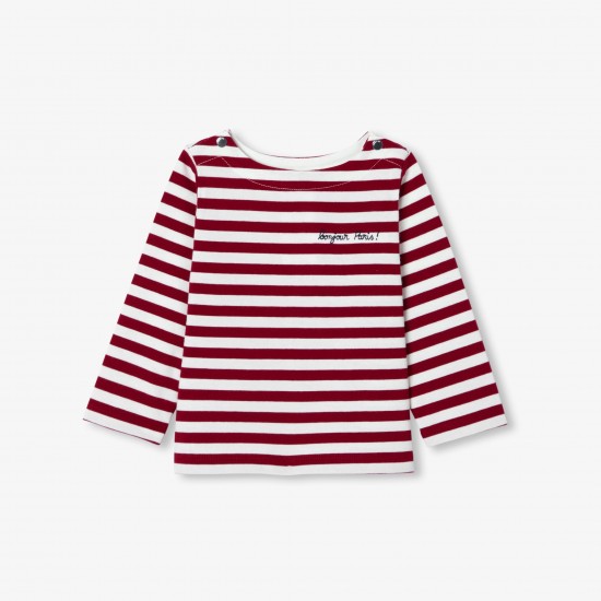 Baby bo' striped sailor top