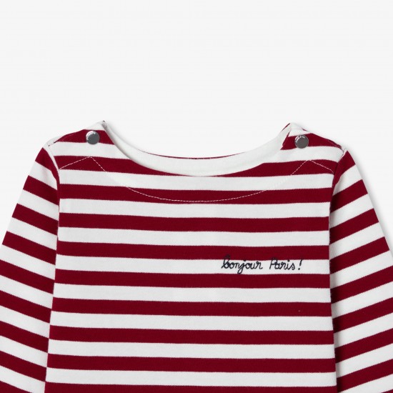 Baby bo' striped sailor top
