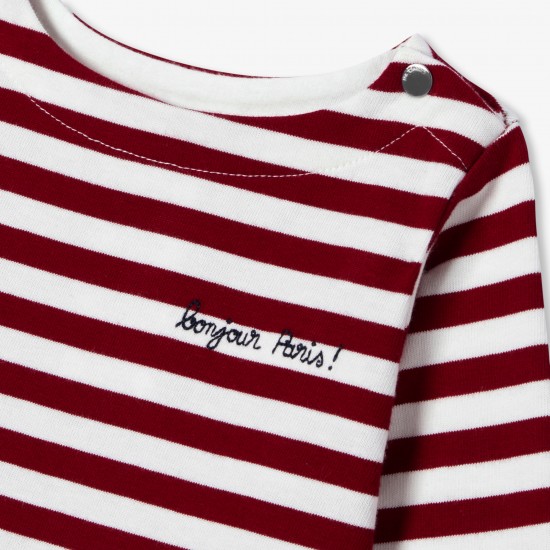 Baby bo' striped sailor top