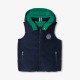 Boy reversible sleeveless paded jacket
