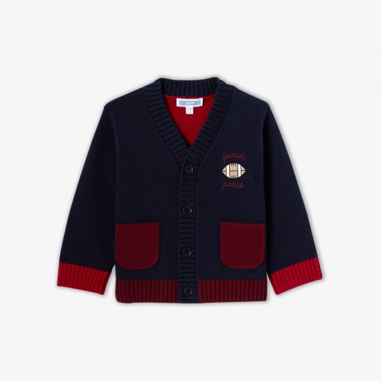 Baby boy cotton cardigan