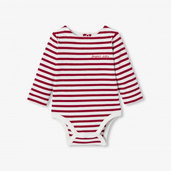 Baby  striped long-sleeved bodysuit