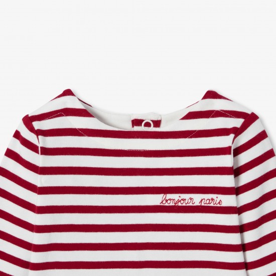 Baby  striped long-sleeved bodysuit