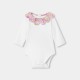 Baby girl long-sleeved bodysuit in cotton
