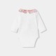 Baby girl long-sleeved bodysuit in cotton