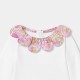 Baby girl long-sleeved bodysuit in cotton