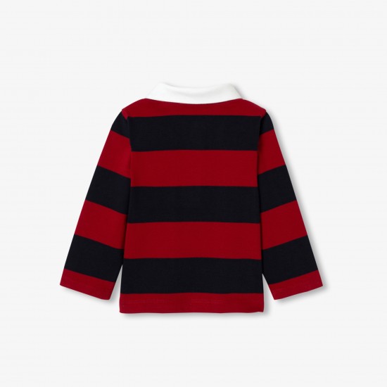 Baby boy long-sleeved polo shirt 