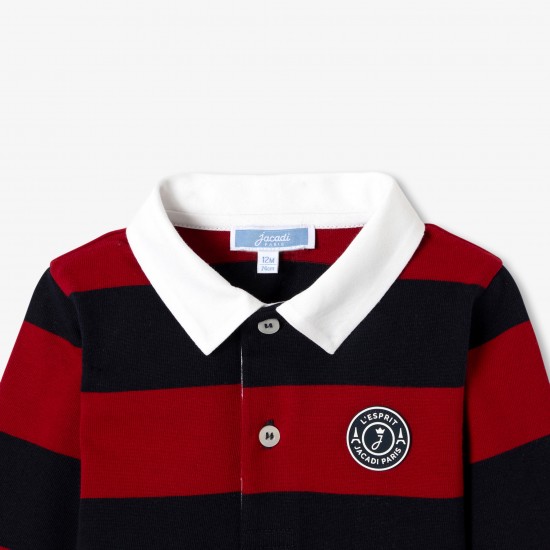 Baby boy long-sleeved polo shirt 