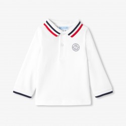 Baby boy long-sleeved polo shirt