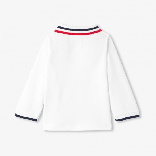 Baby boy long-sleeved polo shirt