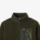 Boy bi-material cardigan