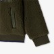 Boy bi-material cardigan