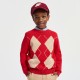 Boy argyle jacquard sweater